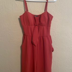 Burnt Orange Lily Rose Romper